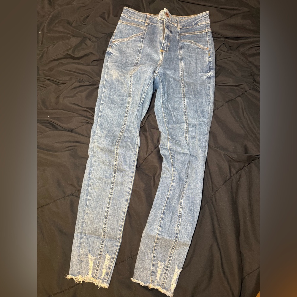 Zara Light Blue Skinny Jeans